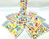 Space unicorn smiles 3D stickers High Quality PVC material with strong glue